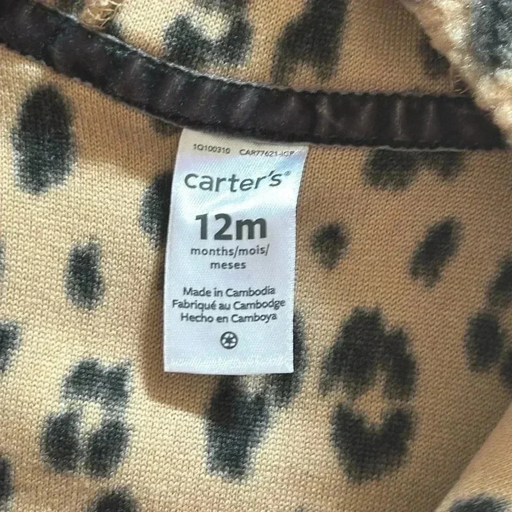 Carter’s Baby Leopard Sherpa Jumpsuit